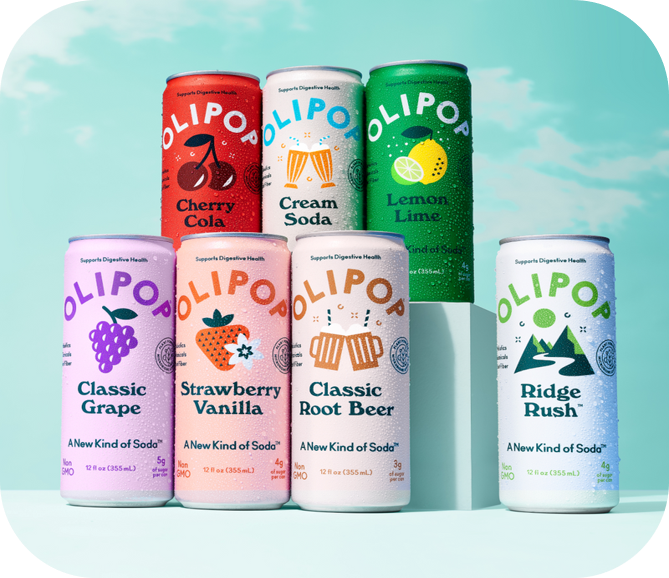 Olipop soda cans variety pack